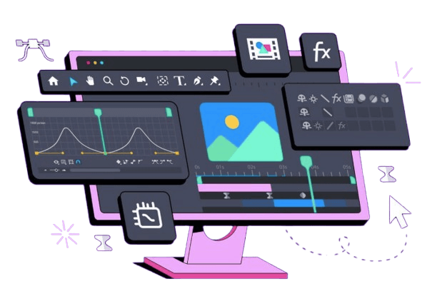 video editing academy in rohini
